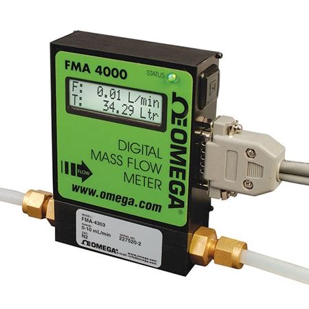 omega mass flow meters